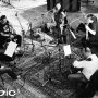 Finally...we add in some strings and things from the string quartet. Small string sections like this rather than big orchestras are featured on many Beatles tracks and, more recently, Oasis records (also recorded in Studio 2 at Abbey Road) ... then it's back to Music 4 to do all the mixing and editing.